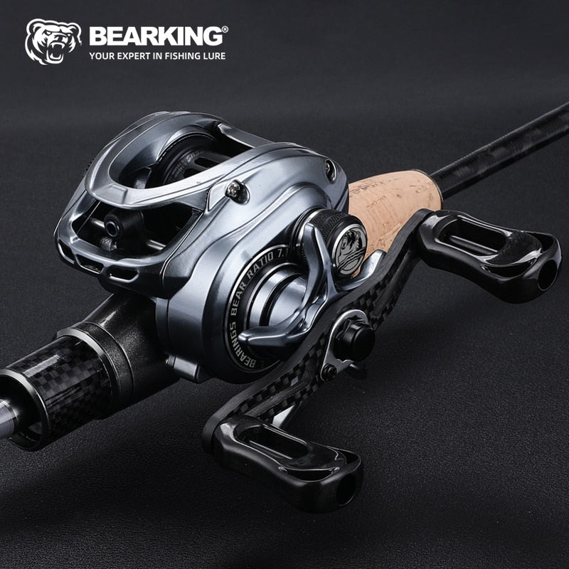 Carretilha BEARKING Brandnew Zeus Recolhimento 7.1:1 Drag 4kg 135g