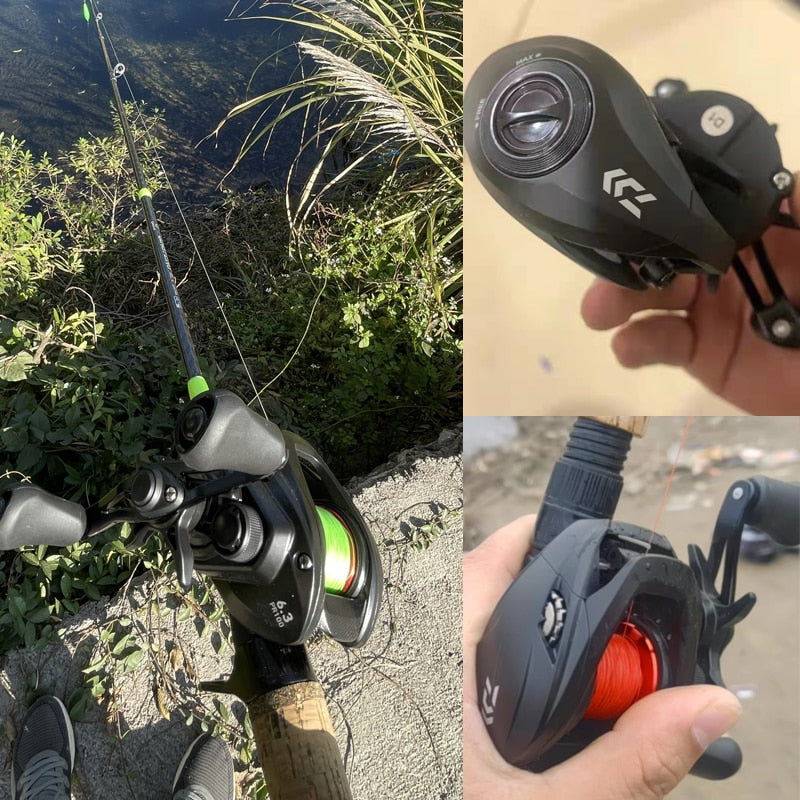 Carretilha DAIWA PR100 Recolhimento 7.3:1 Drag 5kg