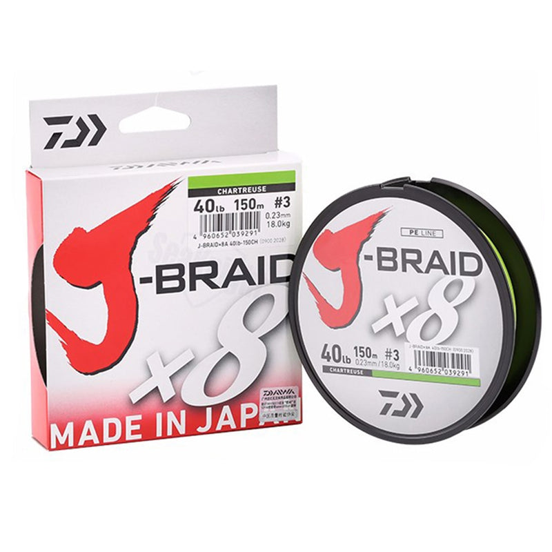 Linha de Pesca Multifilamento DAIWA J-Braid X8 150m