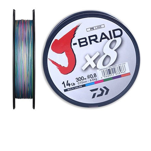 Linha de Pesca Multifilamento DAIWA J-Braid X8 150m