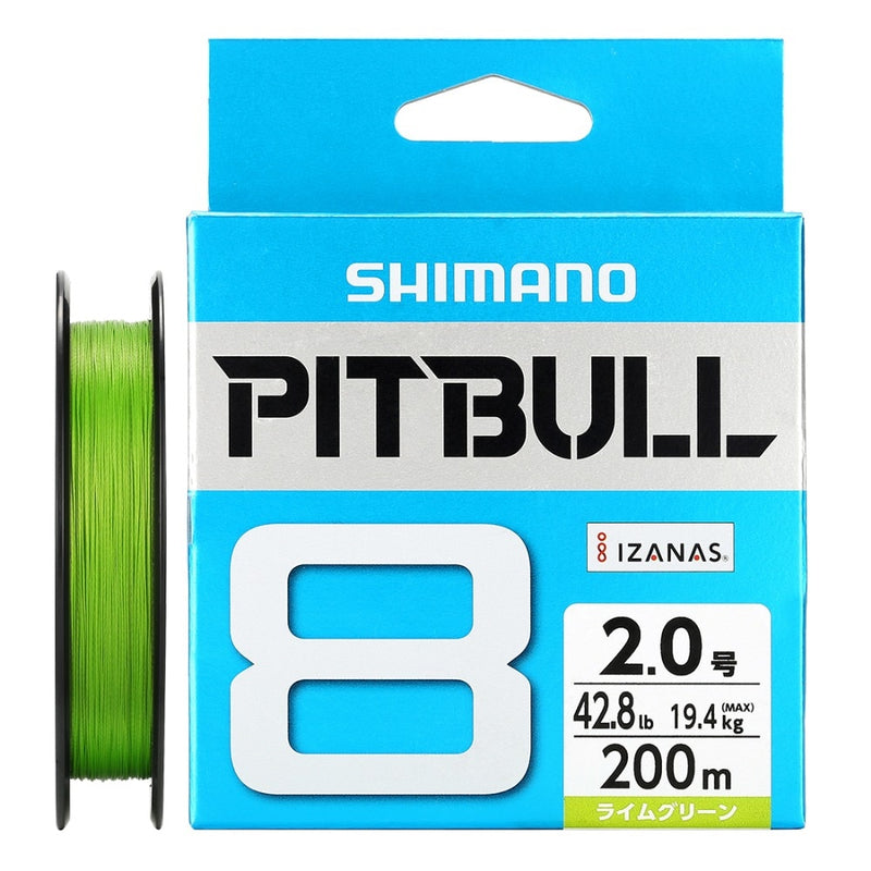 Linha de Pesca Multifilamento Original SHIMANO PITBULL X8/X12 150/200m