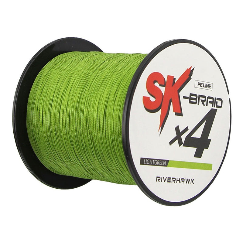 Linha de Pesca Multifilamento RiverHawk X4 Fios Trançados 500m