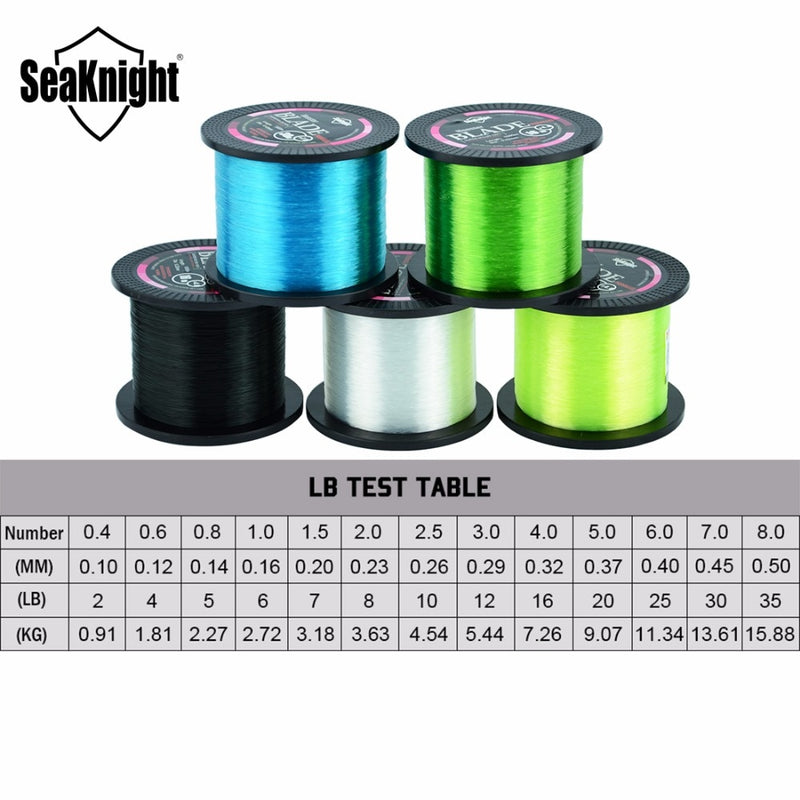 Linha de Pesca Monofilamento SeaKnight BLADE Nylon 1000m