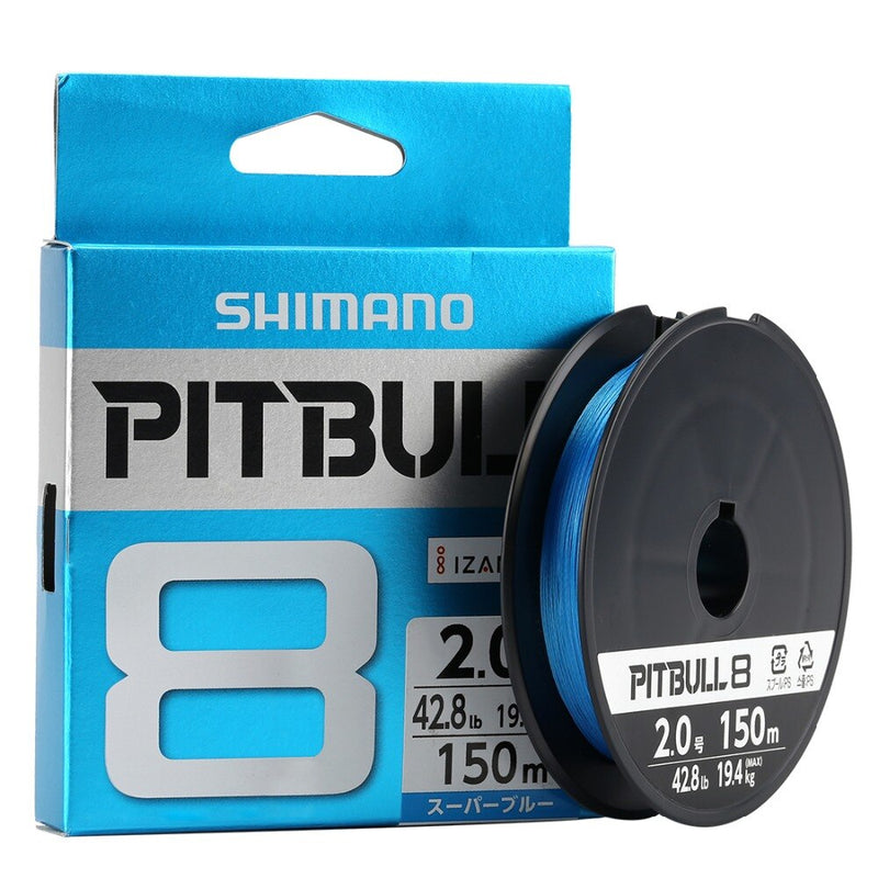 Linha de Pesca Multifilamento Original SHIMANO PITBULL X8/X12 150/200m