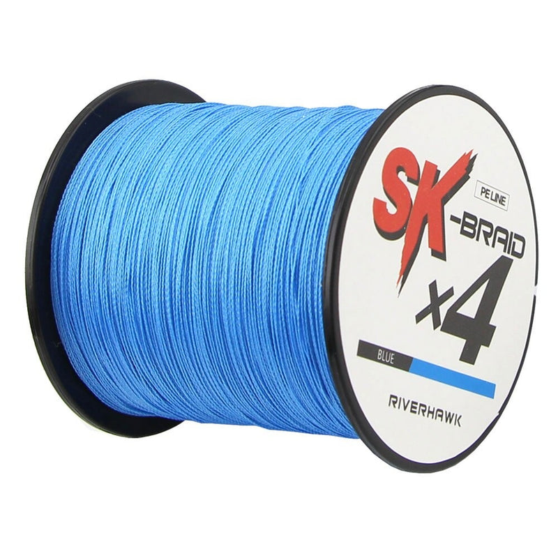 Linha de Pesca Multifilamento RiverHawk X4 Fios Trançados 500m
