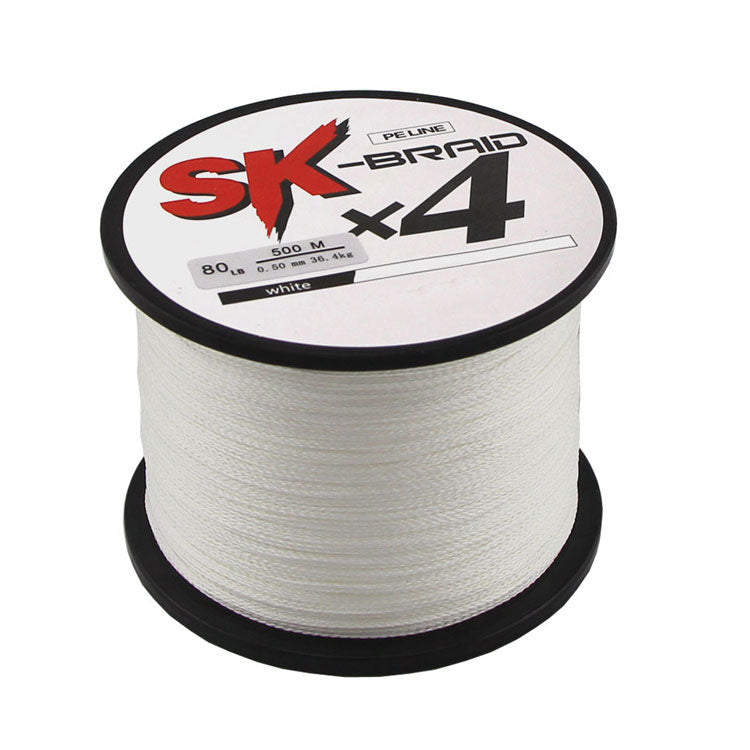 Linha de Pesca Multifilamento RiverHawk X4 Fios Trançados 500m