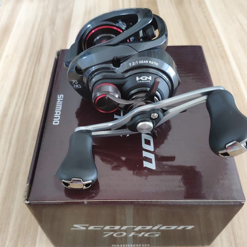 Carretilha SHIMANO Scorpion 70HG Recolhimento 8.2:1 4.5kg