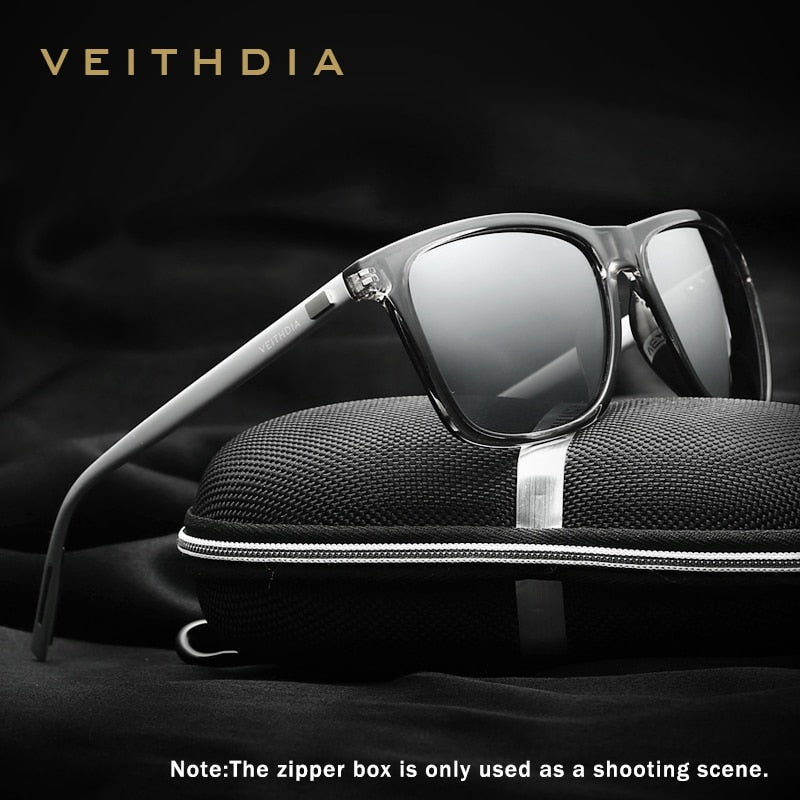 Óculos Polarizado Vintage VEITHDIA Unisex Uv400