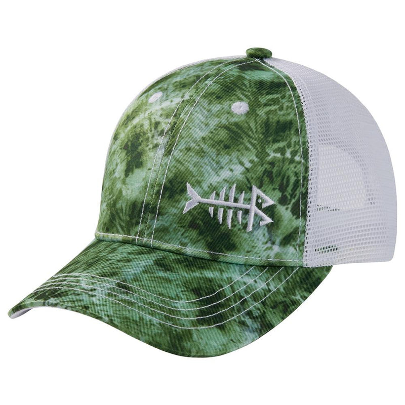 Boné de Pesca Bassdash Aba Curva 093 Minha Pesca Green Camo 