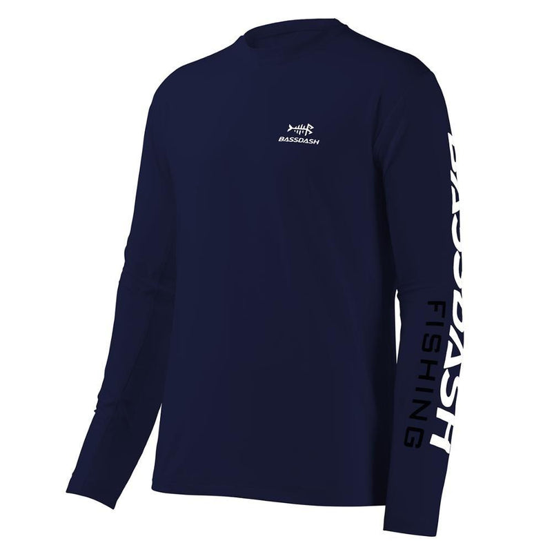 Camisa de Pesca Bassdash Básica UV50+ 096 Minha Pesca Azul escuro P 