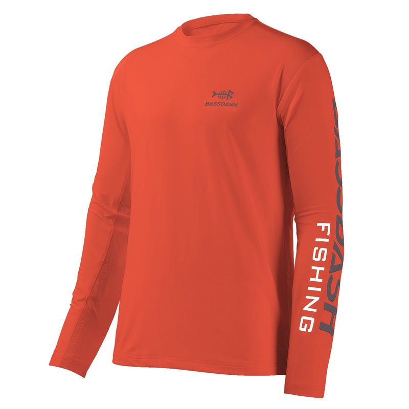 Camisa de Pesca Bassdash Básica UV50+ 096 Minha Pesca Vermelho coral P 