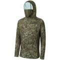 Camisa de Pesca Bassdash Camo UV50+ com Capuz e Máscara 098 Minha Pesca Mossy Wood P 