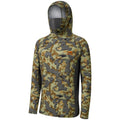 Camisa de Pesca Bassdash Camo UV50+ com Capuz e Máscara 098 Minha Pesca Open Terrain P 