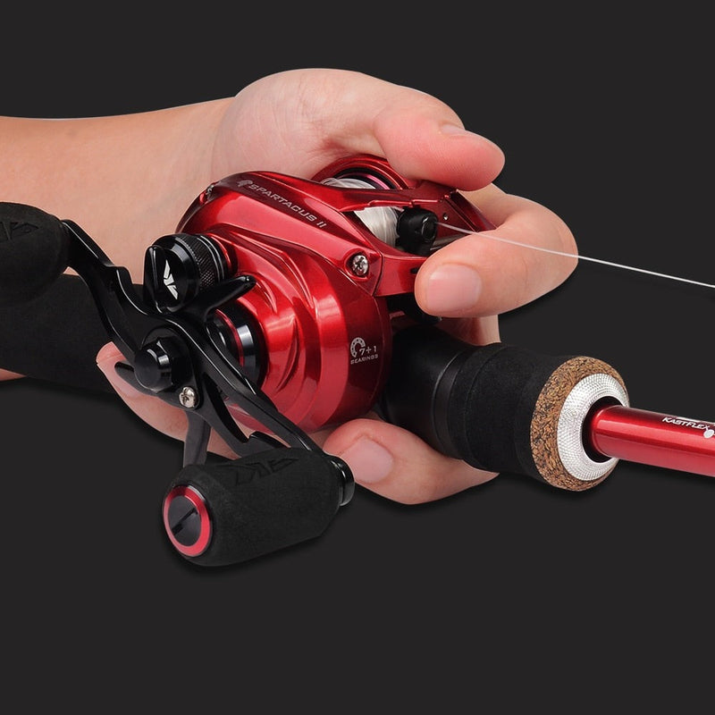 Carretilha KastKing Spartacus II Recolhimento 7.2:1 Drag 8kg 080 Minha Pesca 