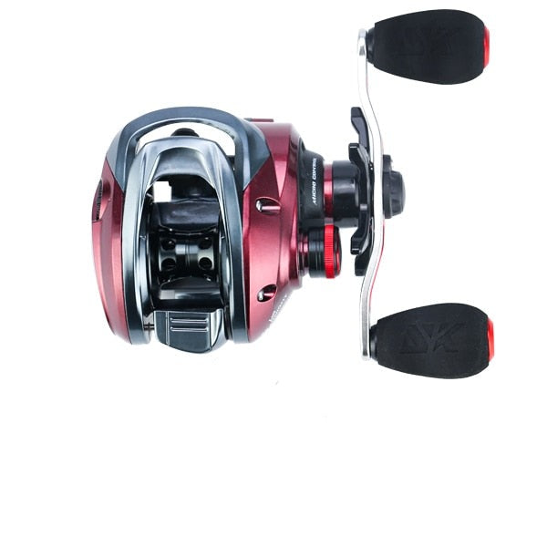 Carretilha SeaKnight Red Fox XG Recolhimento 8.1:1 Drag 6kg 086 Minha Pesca Mão Esquerda 