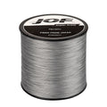 Linha de Pesca JOF Multifilamento 4 Fios Trançados 300m 063 Minha Pesca Cinza 0.4 - 0.104mm (3.63kg) 