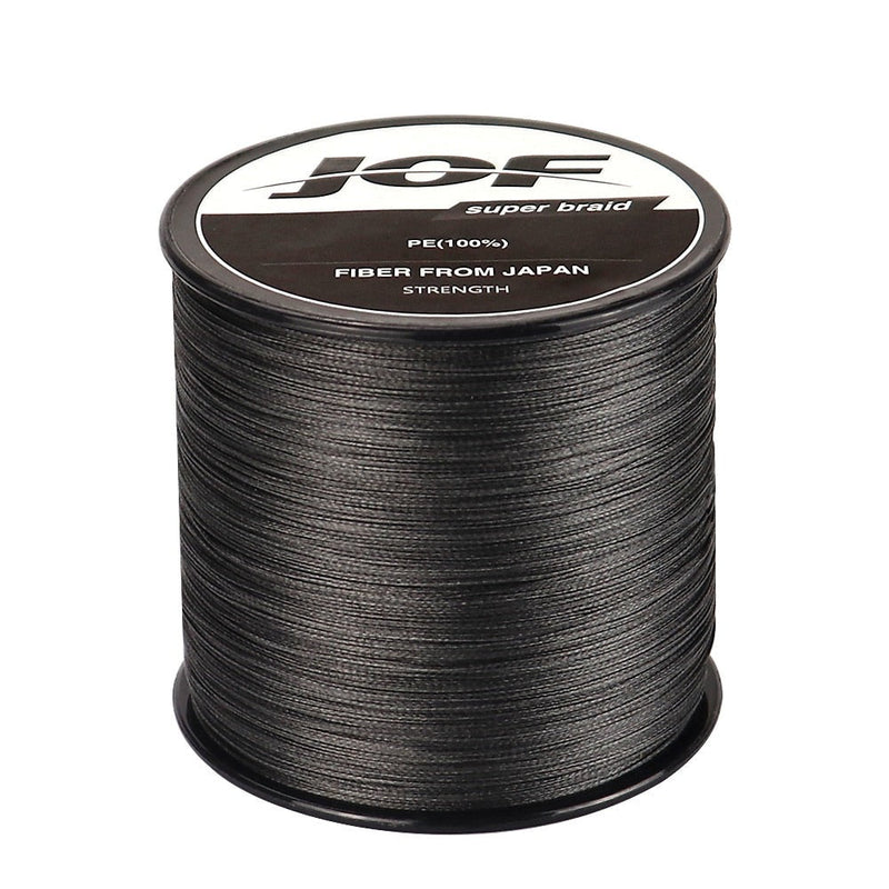 Linha de Pesca JOF Multifilamento 4 Fios Trançados 300m 063 Minha Pesca Preto 0.4 - 0.104mm (3.63kg) 