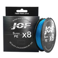 Linha de Pesca JOF Multifilamento 8 Fios Trançados 150m 064 Minha Pesca Azul 1.0 - 0.16mm (9.1kg) 