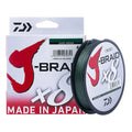 Linha de Pesca Multifilamento DAIWA J-Braid X8 300m 058 Minha Pesca Verde musgo 20lb/10kg - 0.16mm 