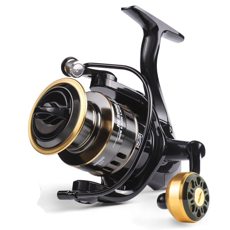 Molinete LINNHUE HE 1000-7000 Recolhimento 5.2:1 Drag 10kg 020 Minha Pesca 1000 