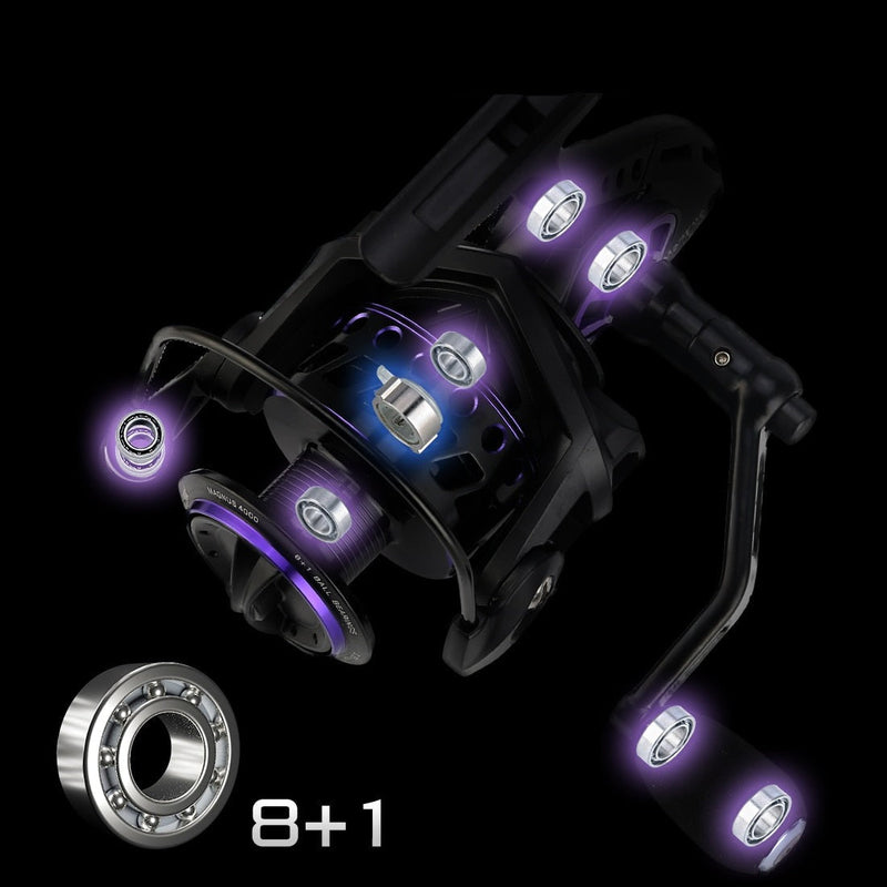 Molinete SeaKnight Magnus 2000-6000 Recolhimento 5.2:1 075 Minha Pesca 
