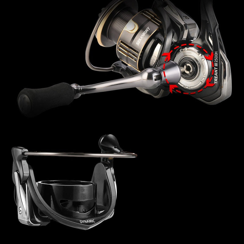 Molinete SeaKnight Treant III 2000-6000 Recolhimento 5.8:1 076 Minha Pesca 